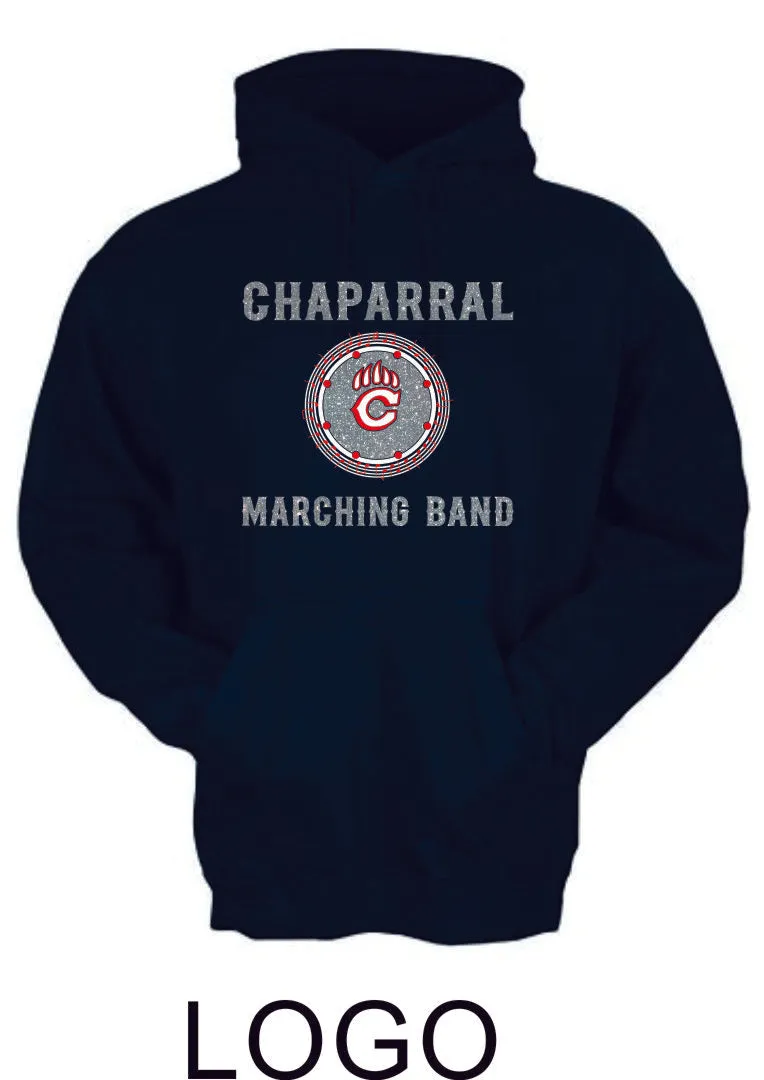 Chap Band Unisex Hoodie - Logo Design - Matte or Glitter