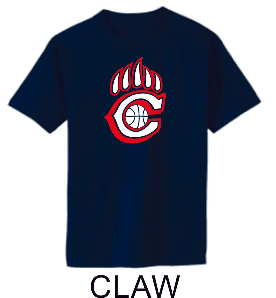 Chap Basketball Basic Tee- Matte or Glitter- 2 designs