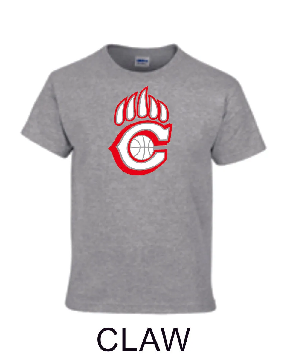 Chap Basketball Basic Tee- Matte or Glitter- 2 designs