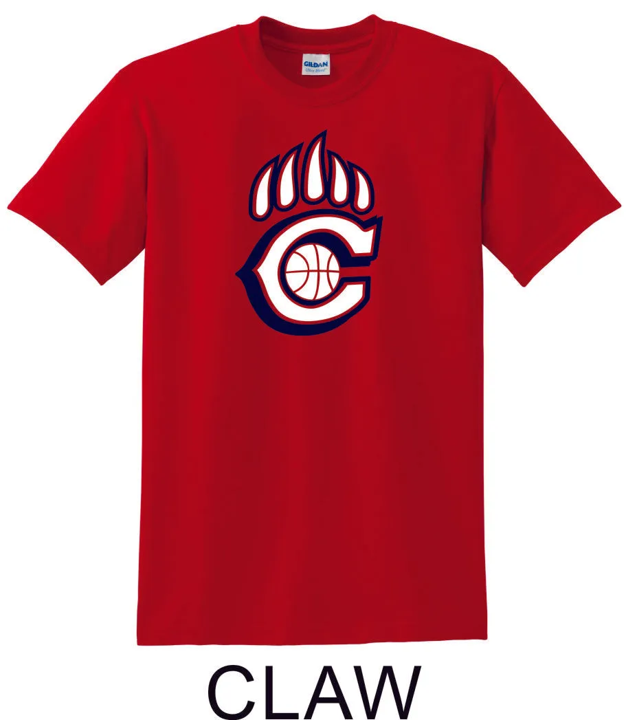 Chap Basketball Basic Tee- Matte or Glitter- 2 designs