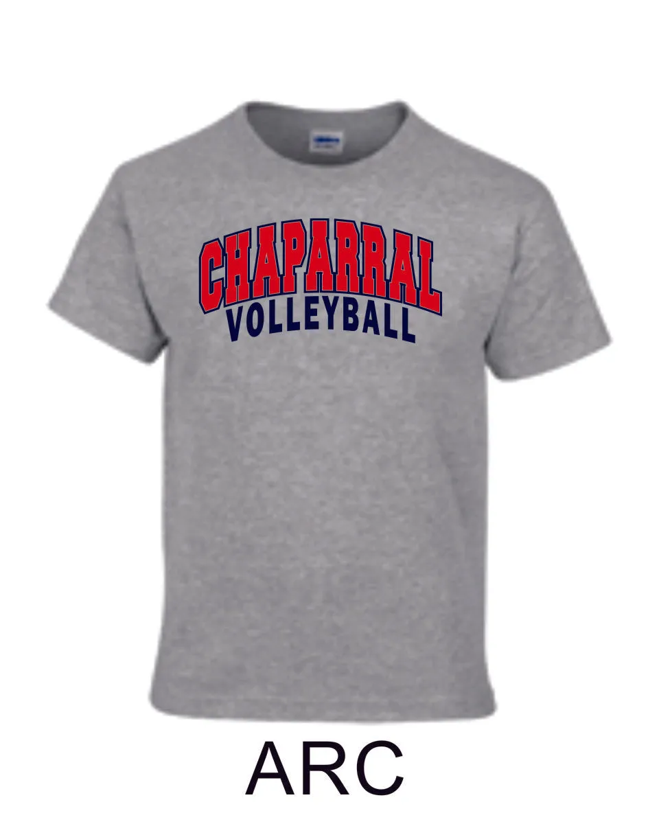 Chap Volleyball Basic Tee-  4 Designs, Matte or Glitter