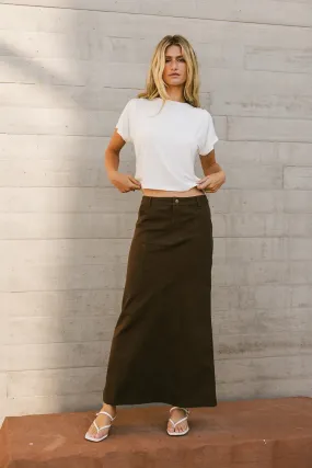 Charlotte Denim Maxi Skirt