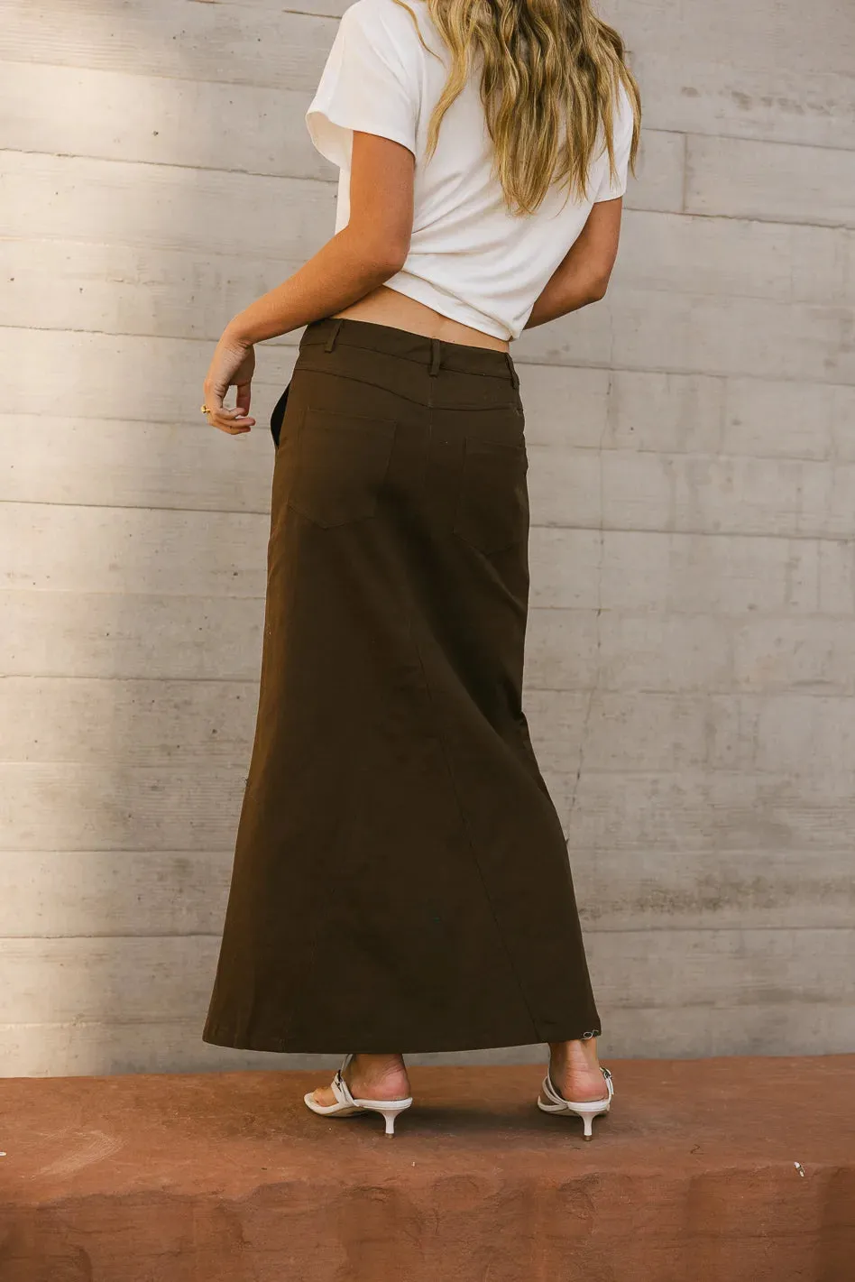 Charlotte Denim Maxi Skirt