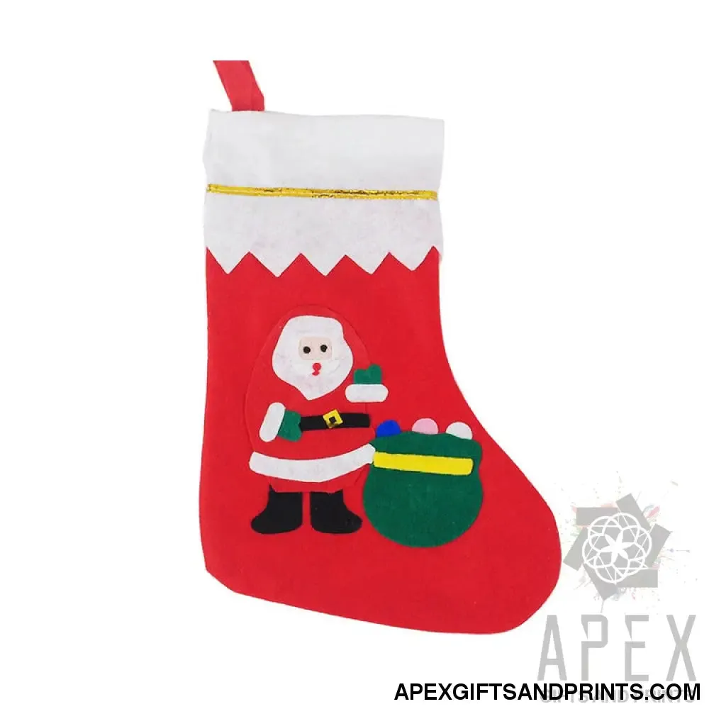 Christmas Socks Large & Small Gift Bag