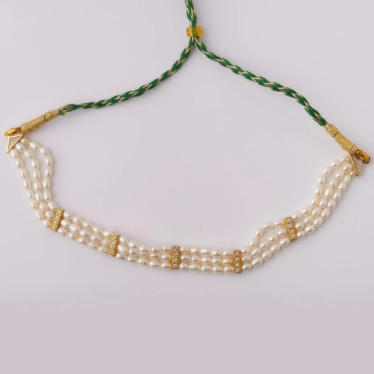 Classy and Simple Real Pearl Choker Necklace