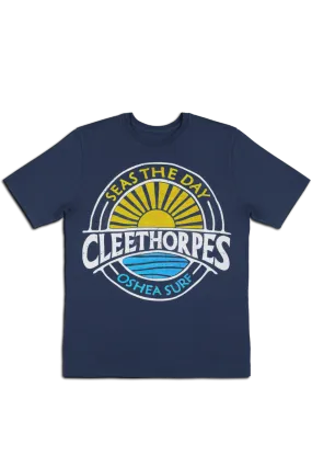 CLEETHORPES SEAS THE DAY -NAVY T-SHIRT