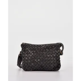 COBB & CO Nerang Leather Plaited Crossbody