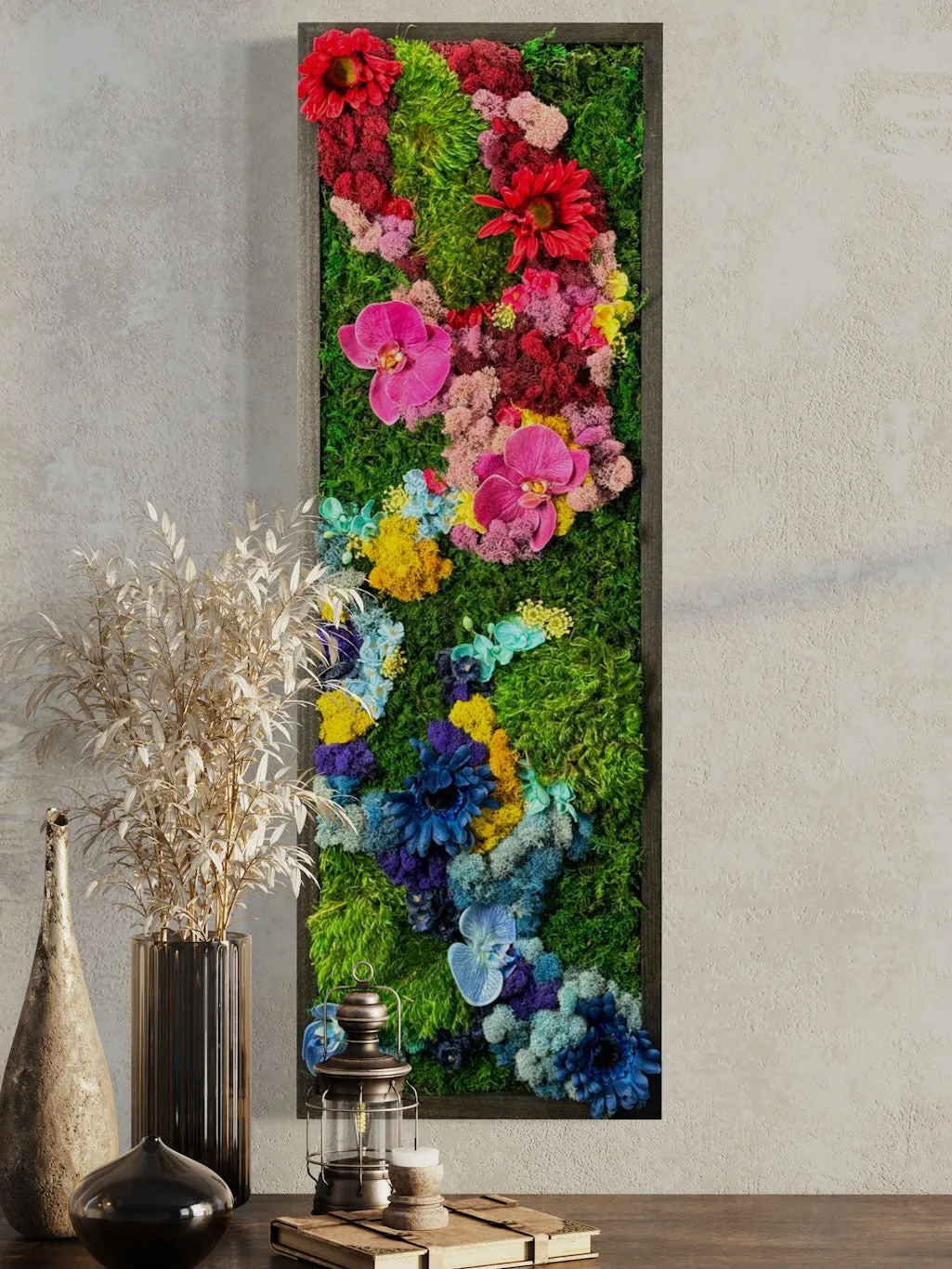 Colorful Moss Wall Art