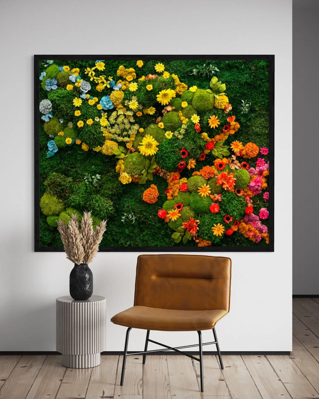 Colorful Moss Wall Art