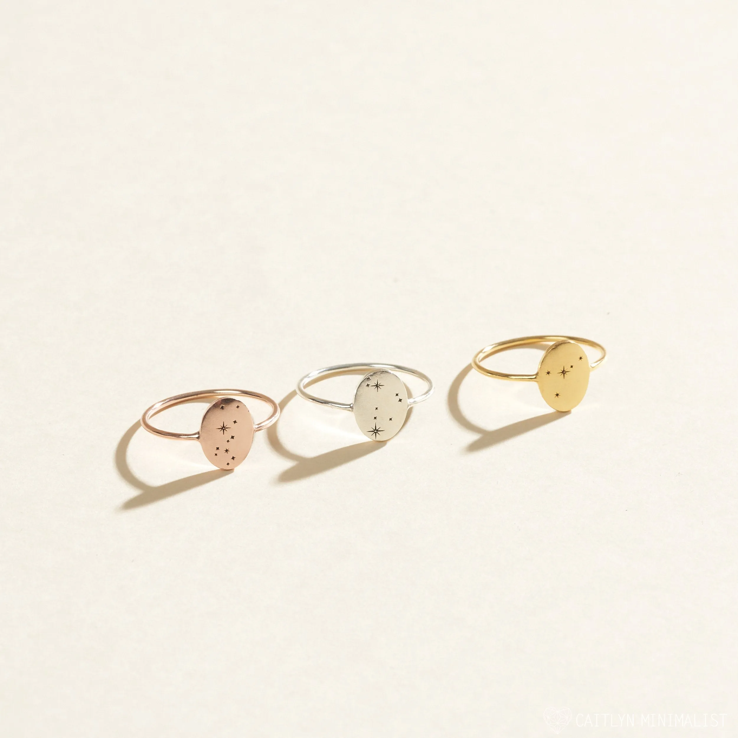 Constellation Oval Ring