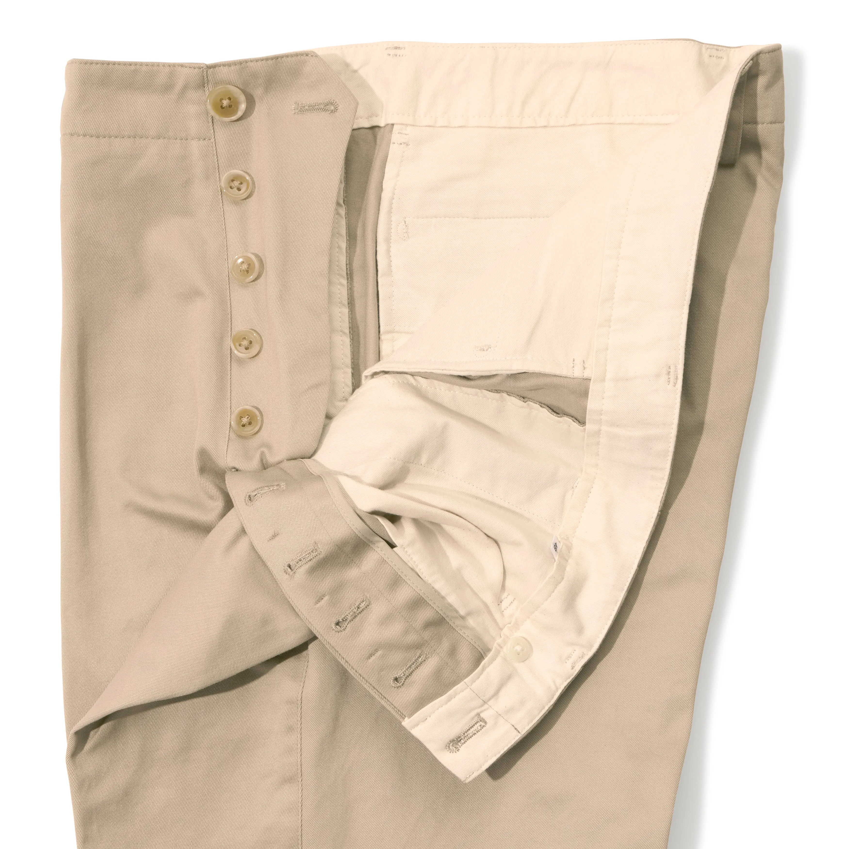 Cotton Pleated Sport Chinos