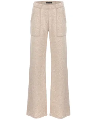 Cozy Maternity Trousers - Oatmeal Heather