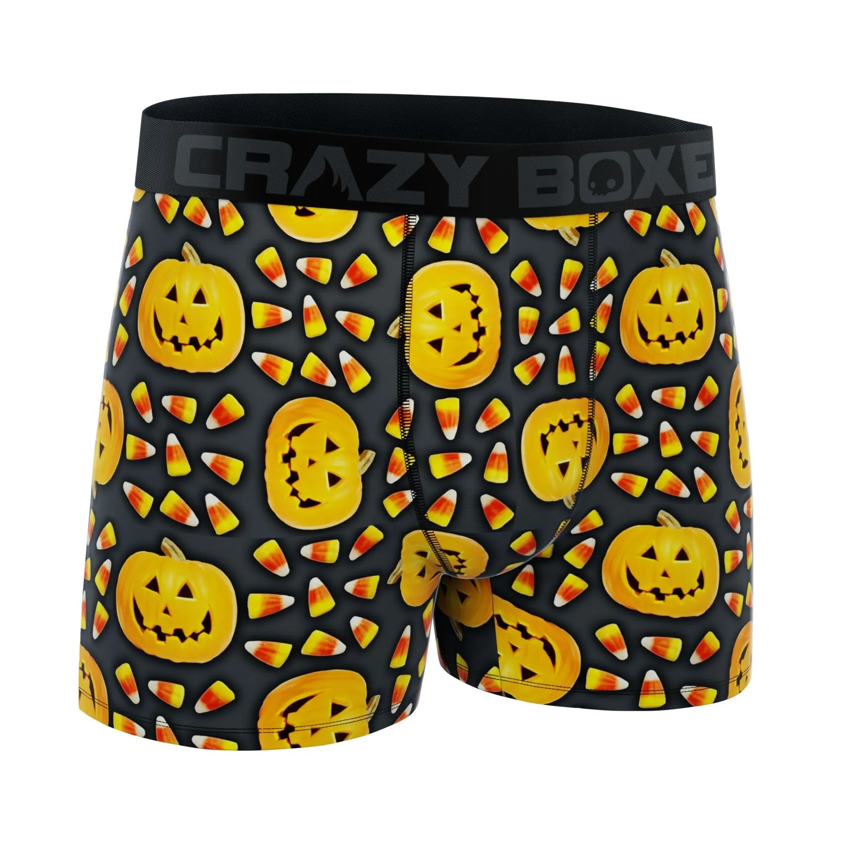 CRAZYBOXER Halloween Corn Men's Boxer Briefs