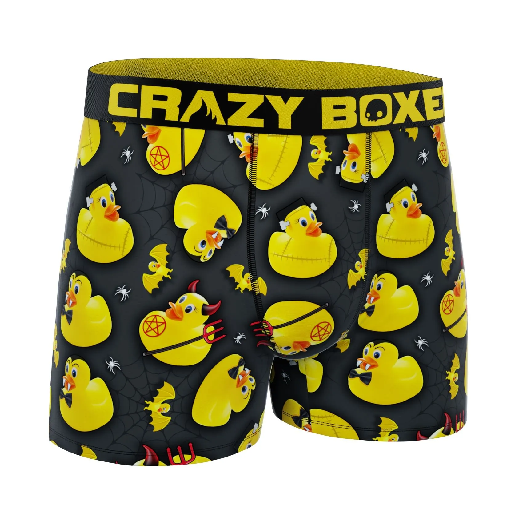 CRAZYBOXER Halloween Duck Men's Boxer Briefs