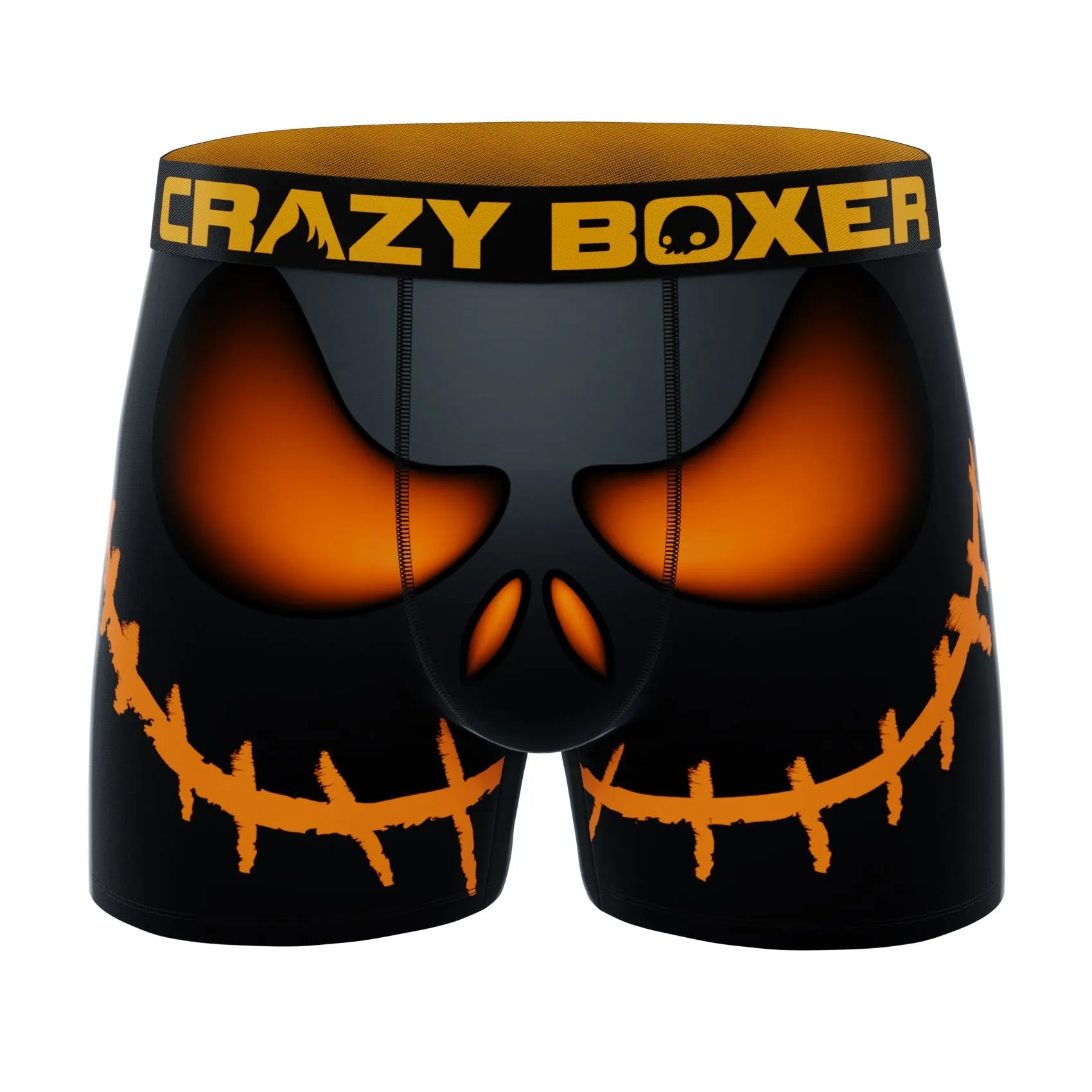 CRAZYBOXER Halloween Smile Men's Boxer Briefs