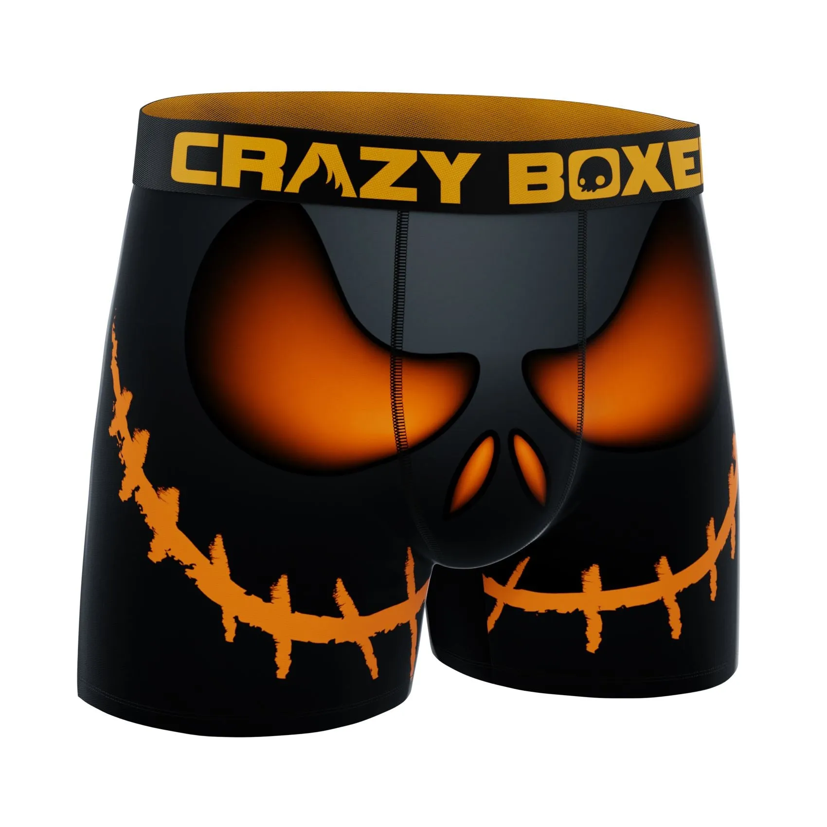 CRAZYBOXER Halloween Smile Men's Boxer Briefs