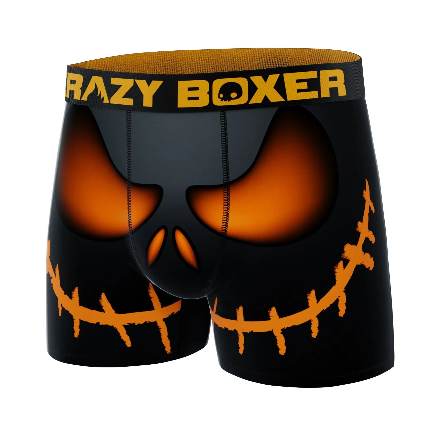 CRAZYBOXER Halloween Smile Men's Boxer Briefs