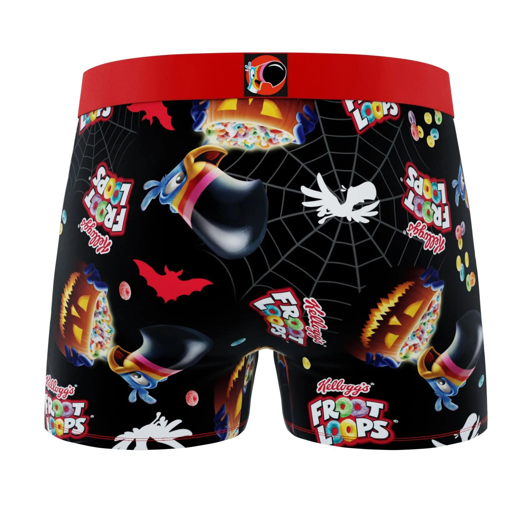 CRAZYBOXER Kellogg's Froot Loops Halloween Spok Men's Boxer Briefs (2 pack)