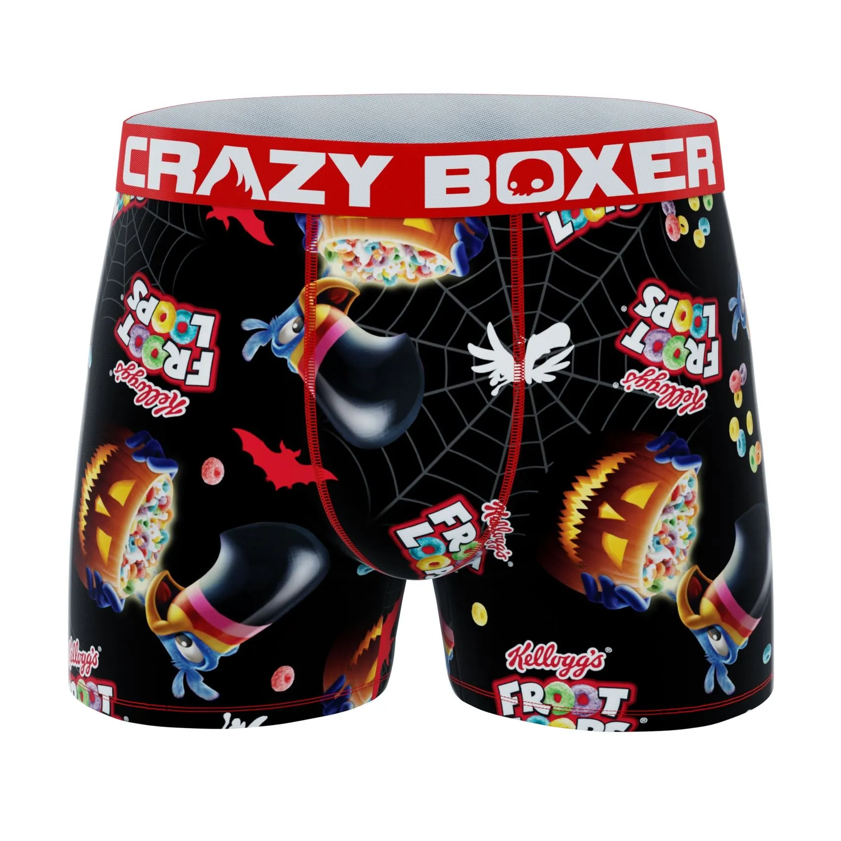 CRAZYBOXER Kellogg's Froot Loops Halloween Spok Men's Boxer Briefs (2 pack)