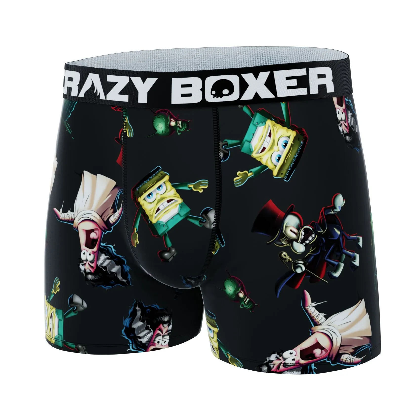 CRAZYBOXER Men's Spongebob Halloween Boxer Briefs (Creative Packaging)