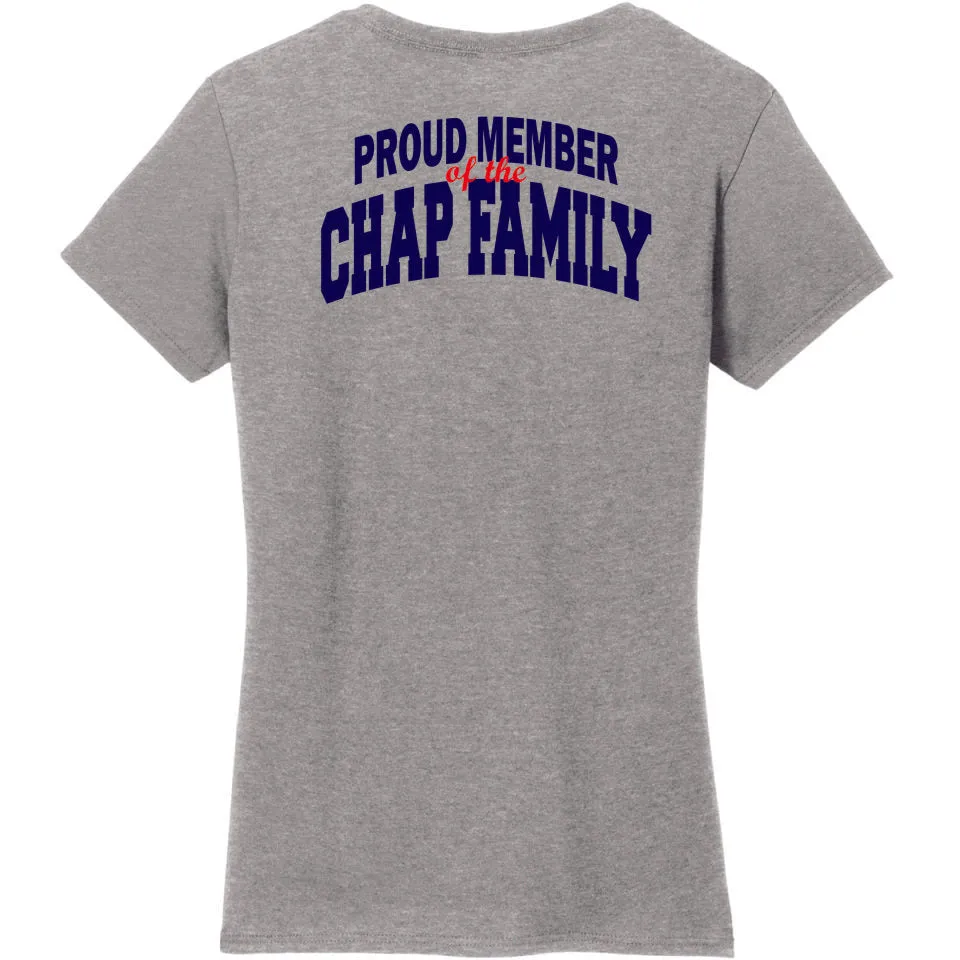 CTE Chap Family Ladies Fit Short Sleeve Tee- Matte or Glitter