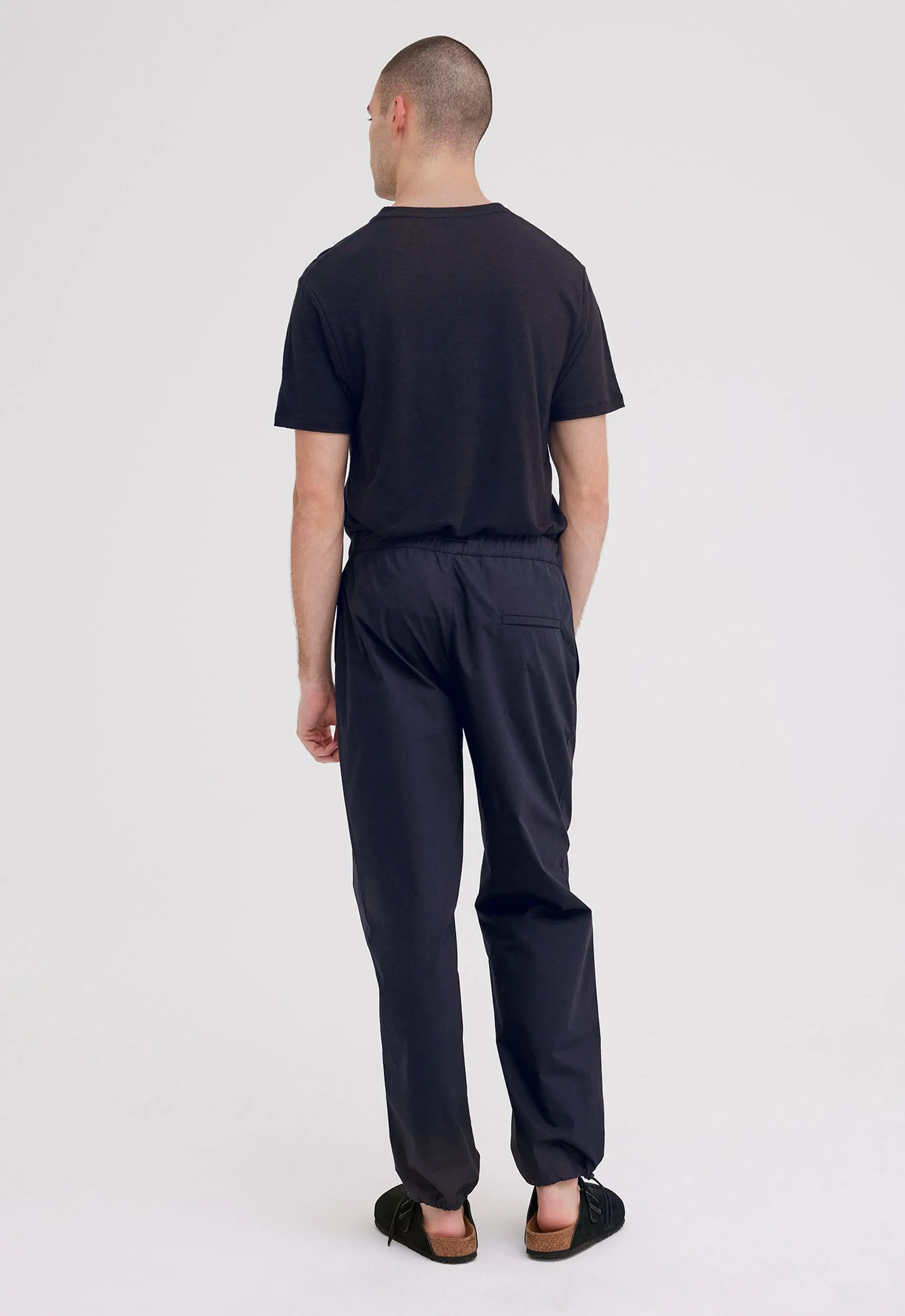 Denman Cotton Pant - Darkest Navy