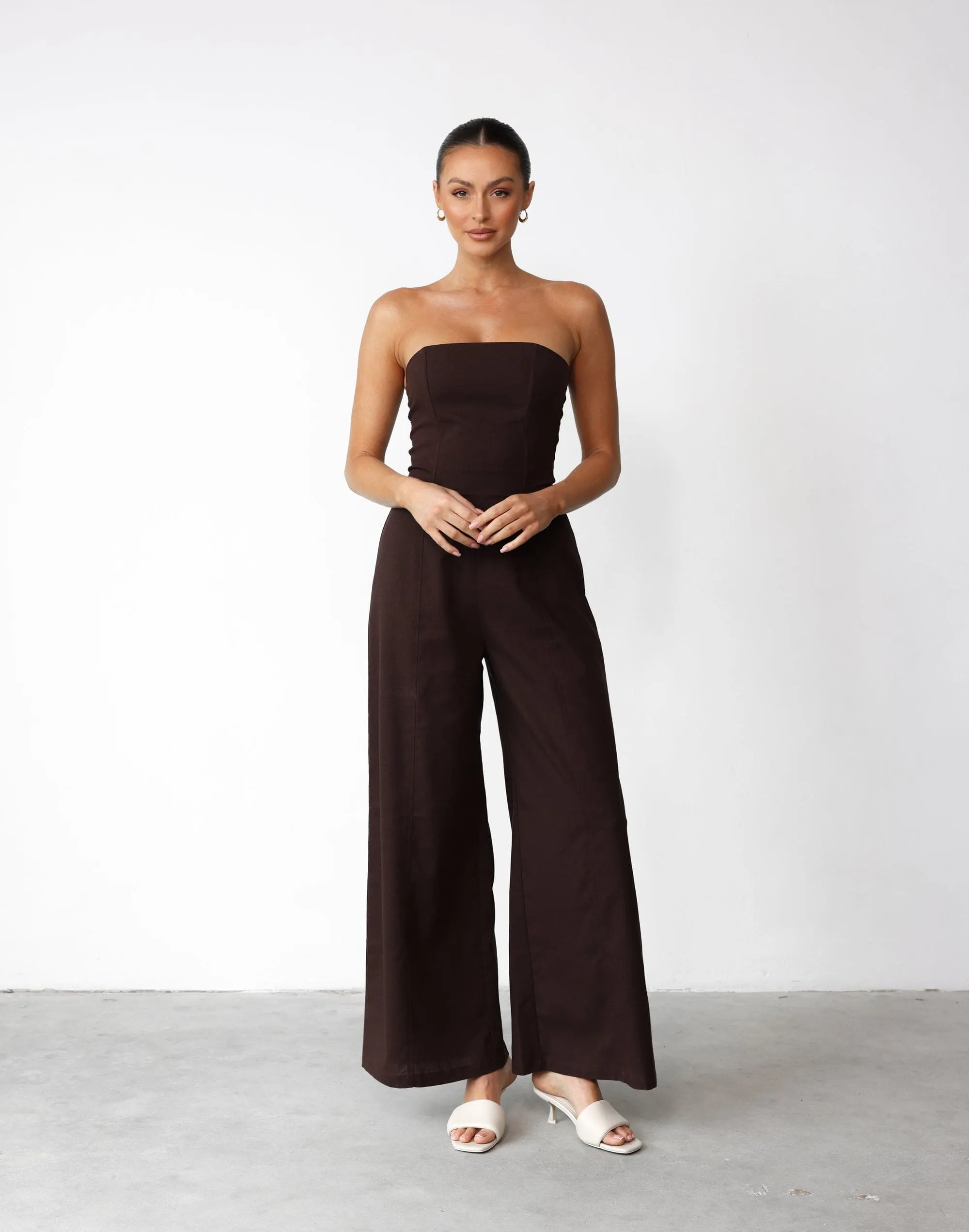 Dion Jumpsuit (Chocolate)