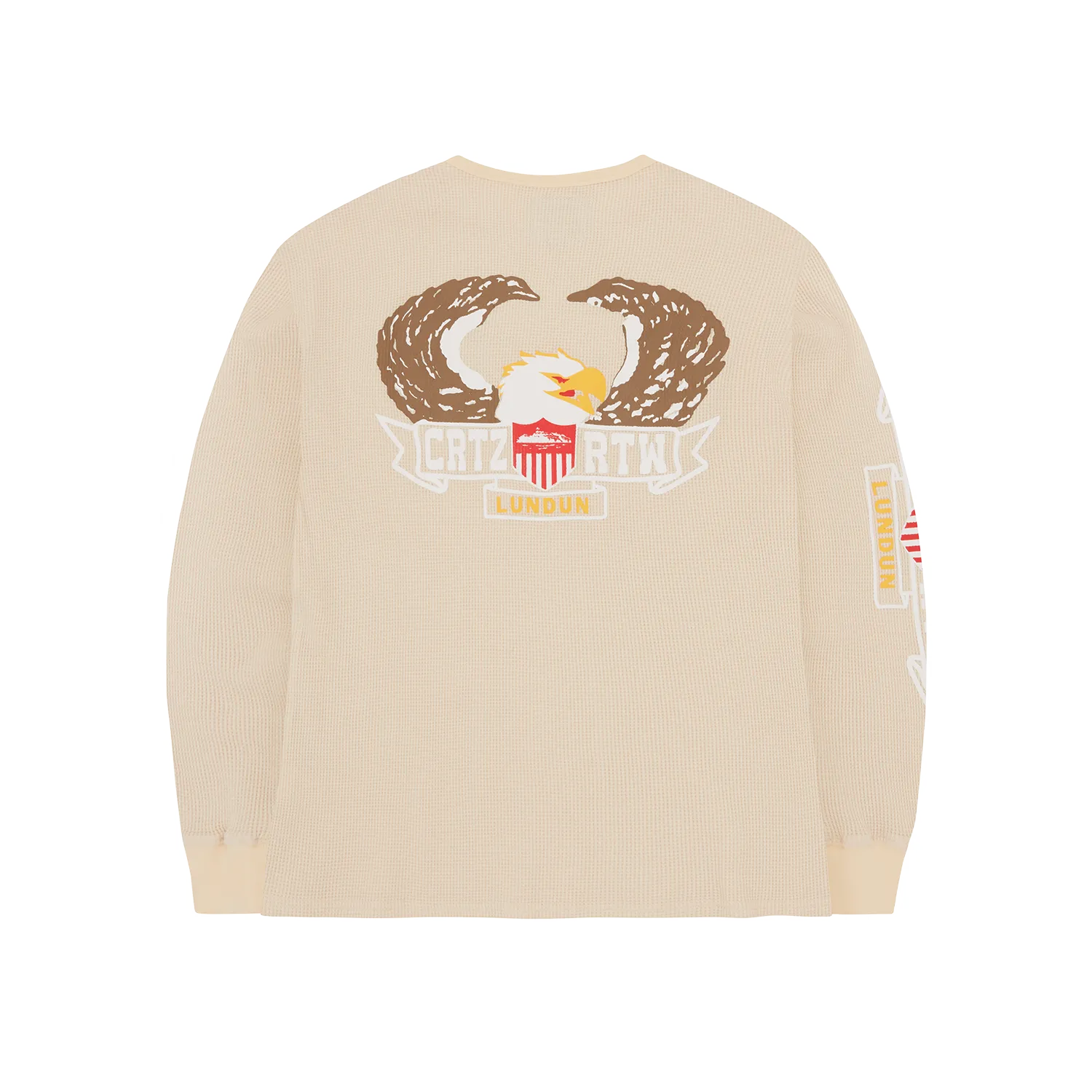 DIPSET WAFFLE LONGSLEEVE [CREAM]