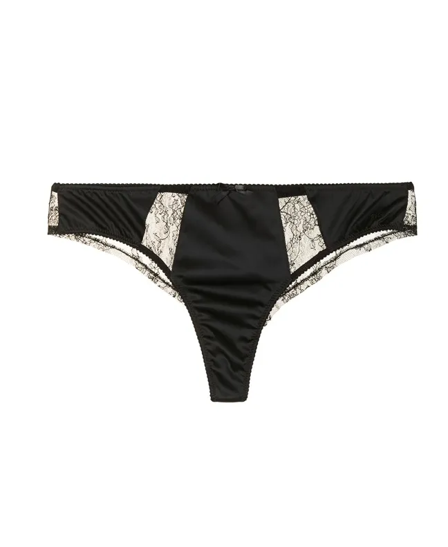 Dolce & Gabbana lace-panel thong