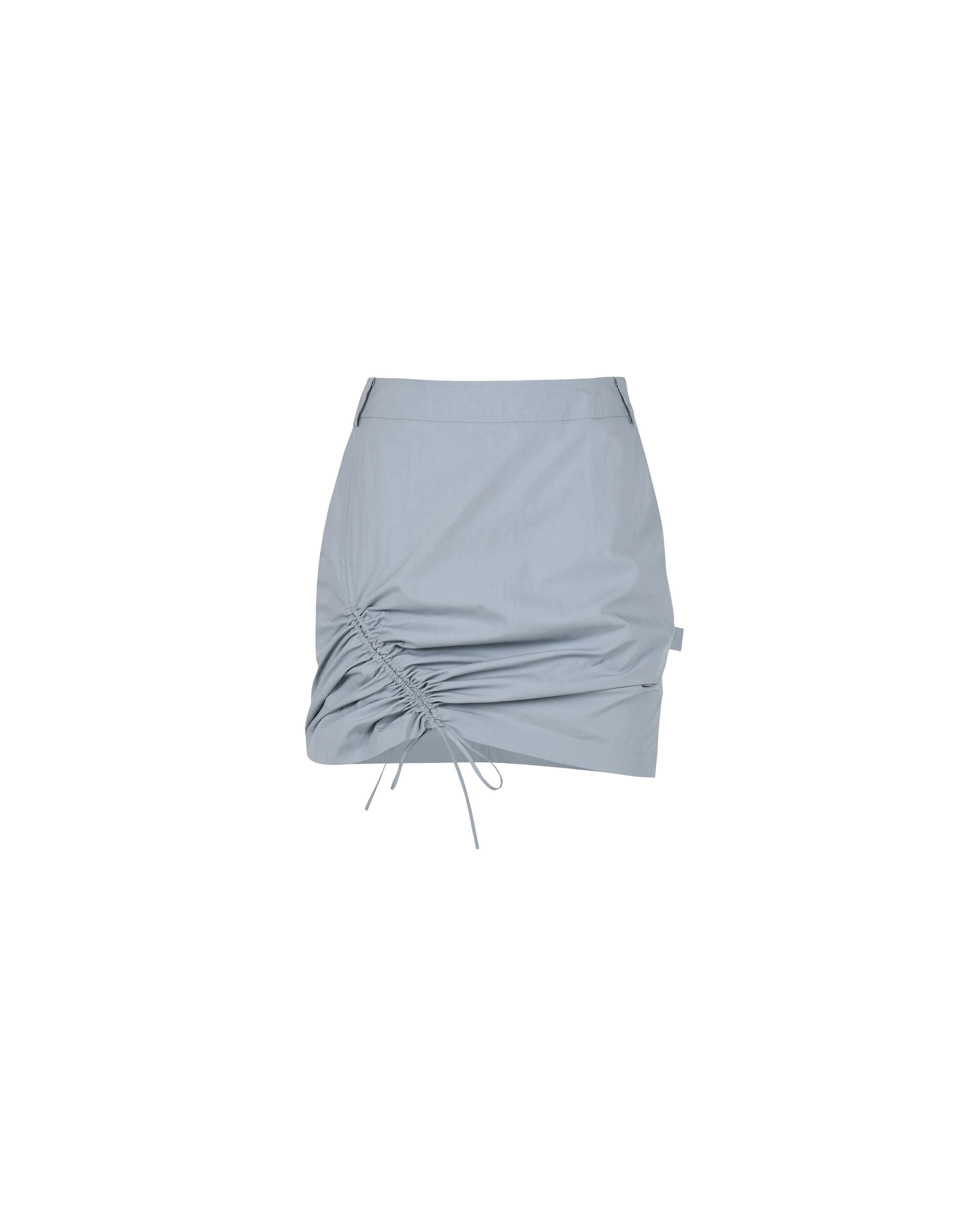 DONOVAN TIE MINI SKIRT GREY