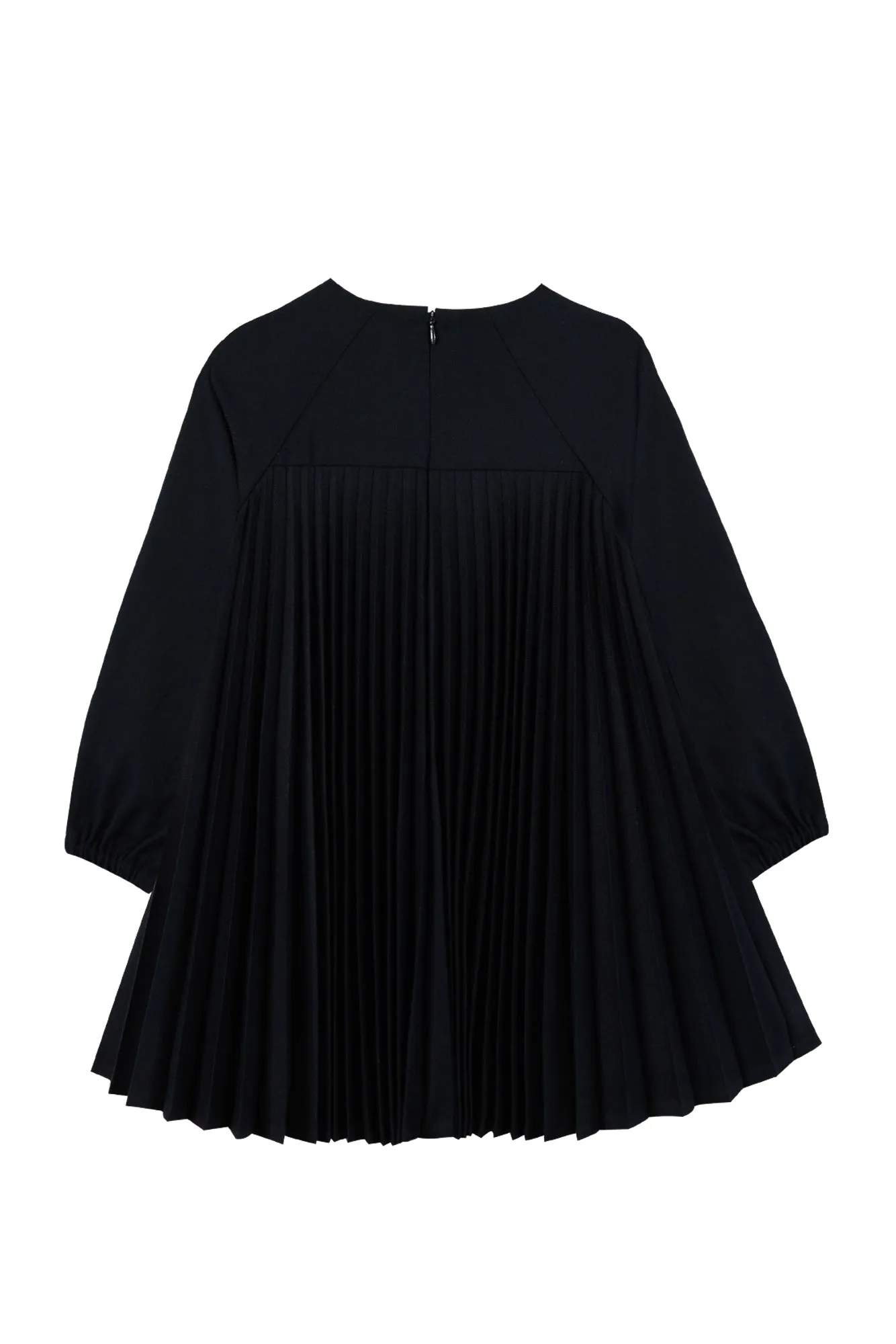 Dress - Dark Navy Pleated