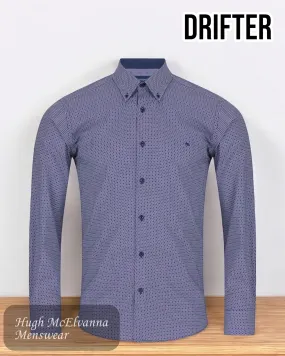 Drifter Navy Casual Shirt - 14747/78