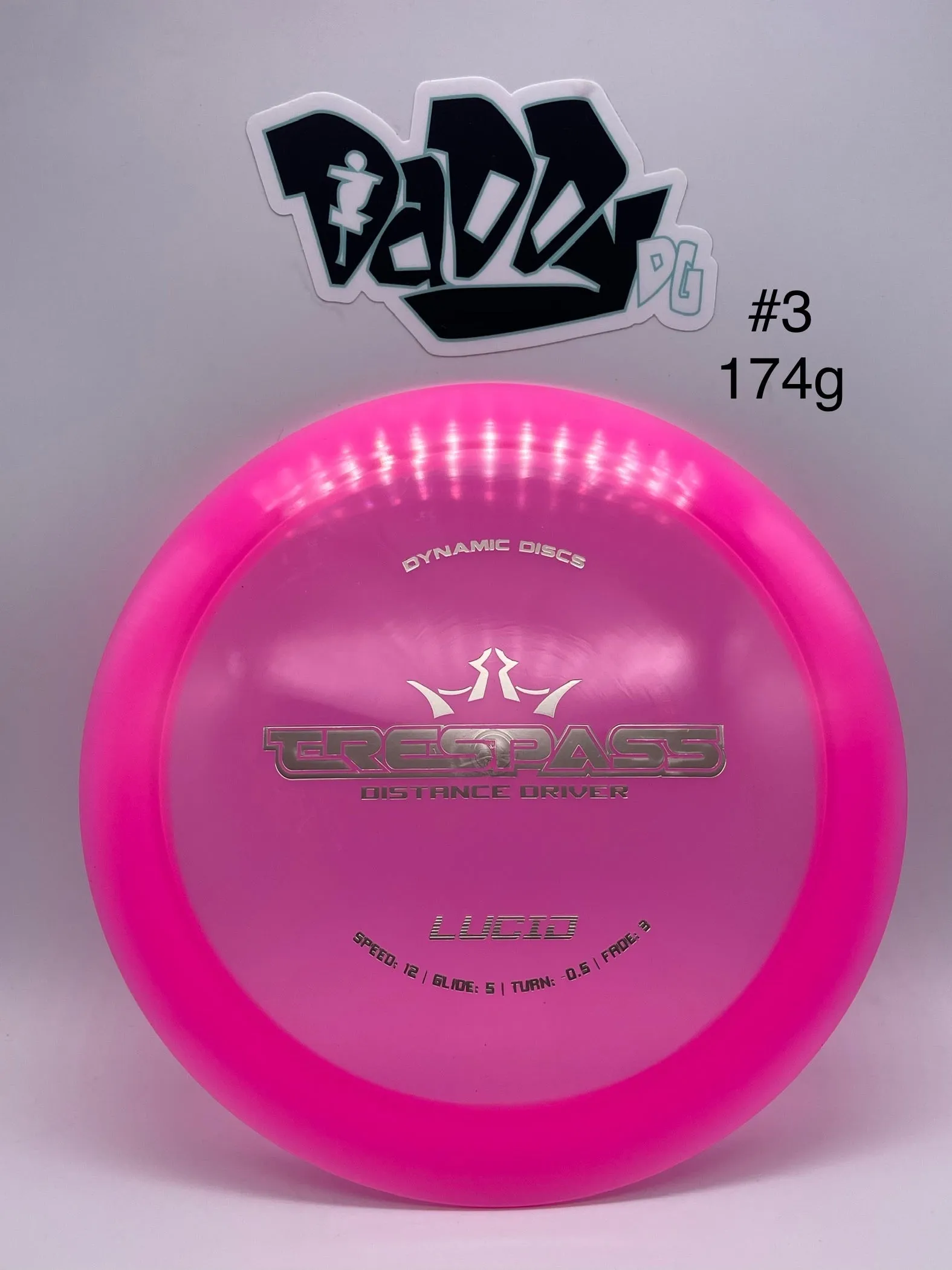 Dynamic Discs Trespass Lucid Distance Driver