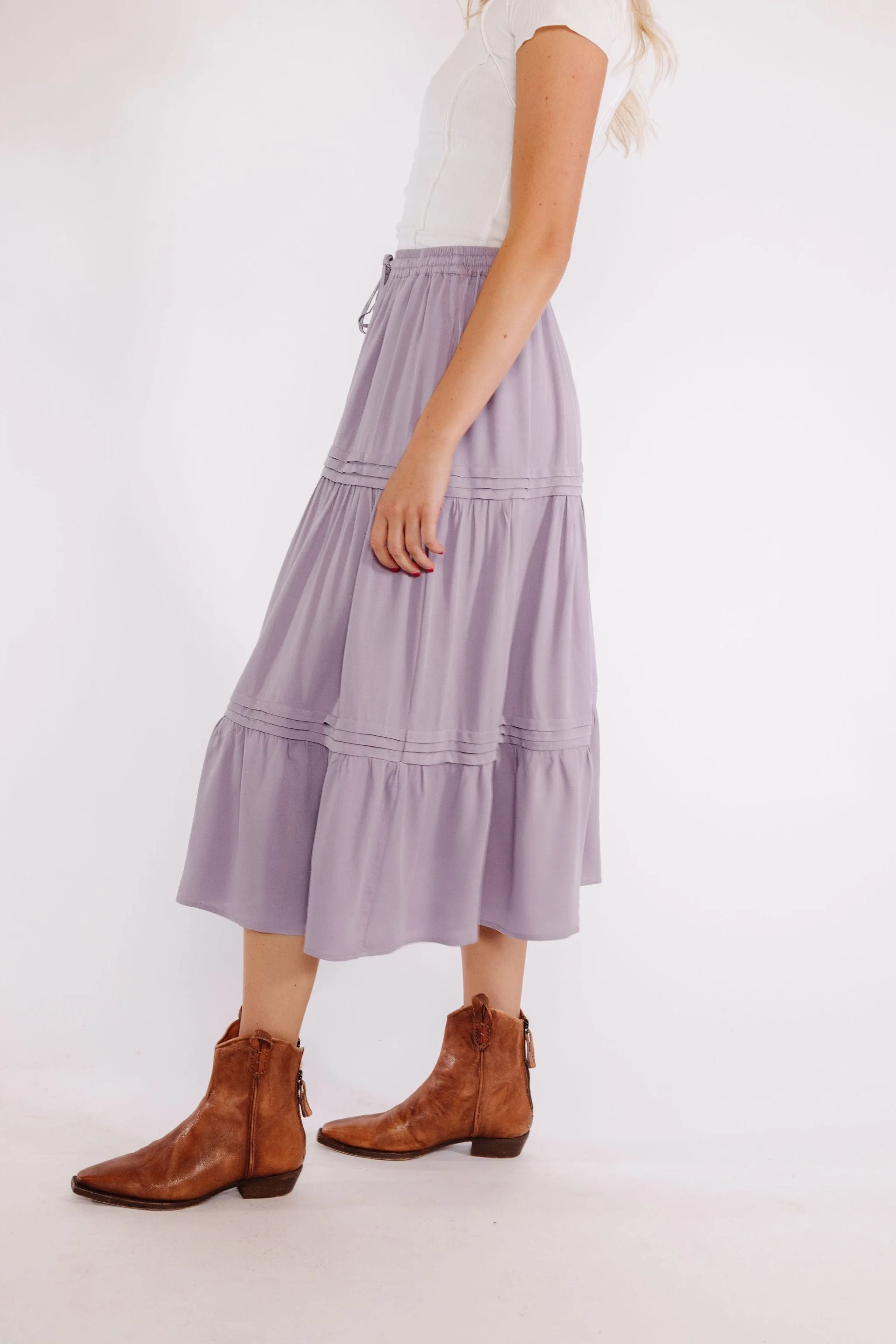 Easy Breezy Skirt in Lavender