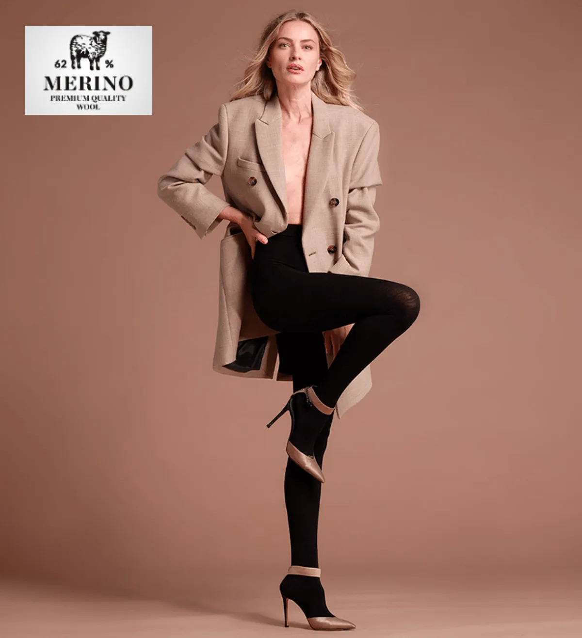 Essentia Merino Jasmine Tights 13/18 mmHg