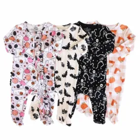 Fall Holiday Zipper Footies