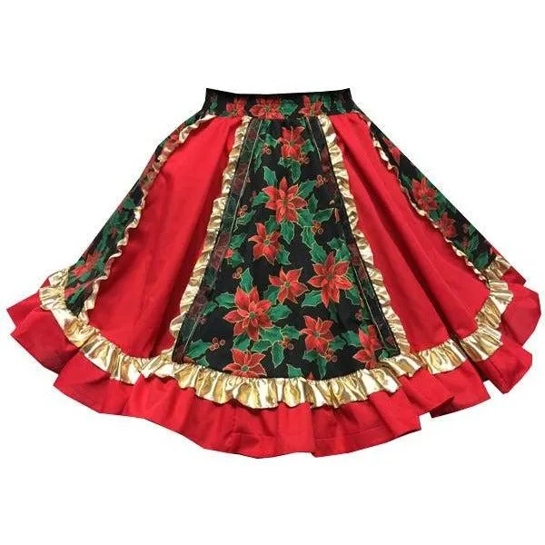 Fancy Christmas Square Dance Skirt