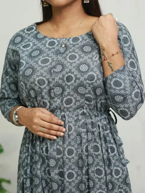 Feeding Top: Pure Rayon Material, Round Neck, 3/4 Sleeves - Only ₹364