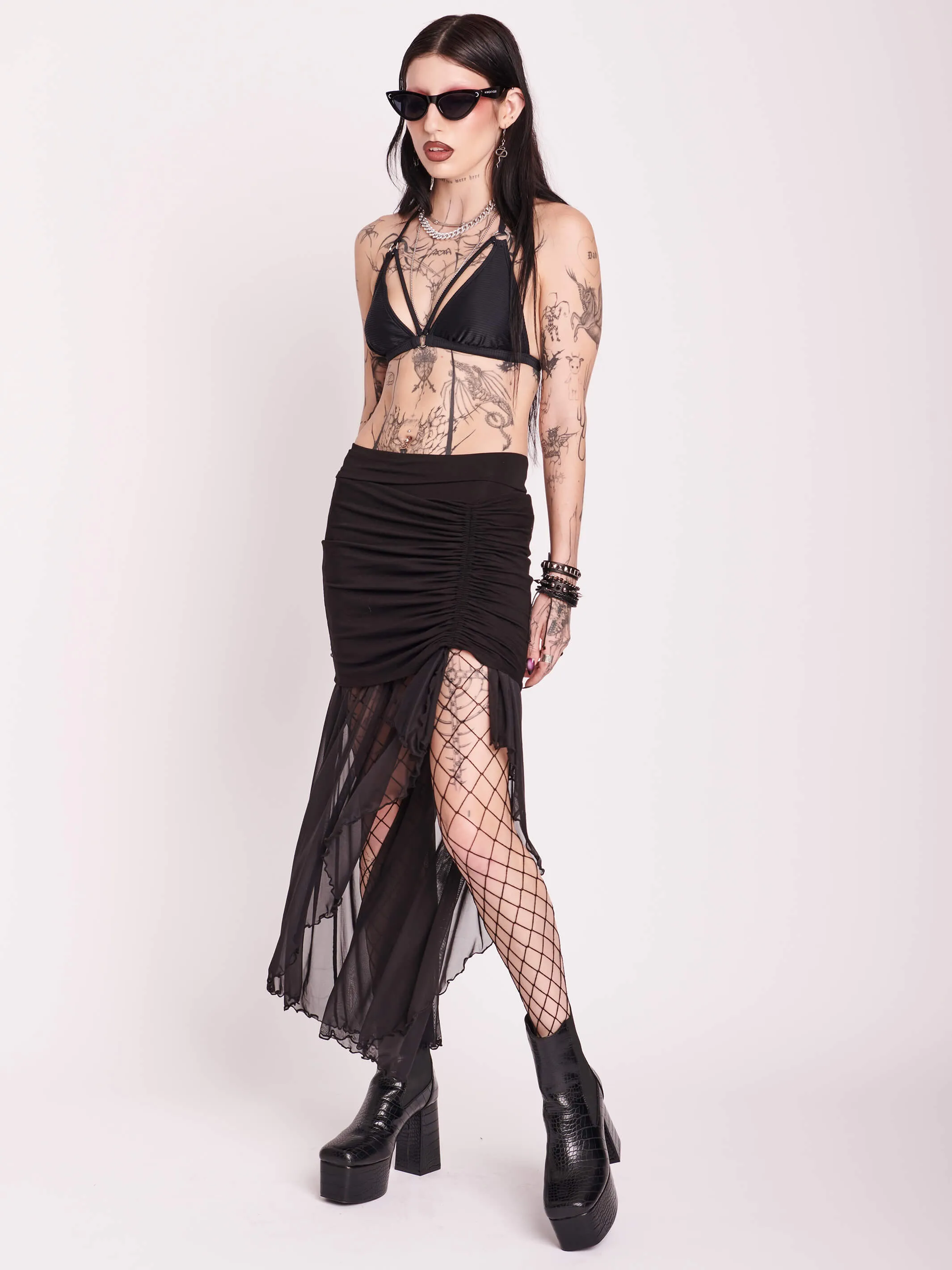 Festival Mesh Skirt