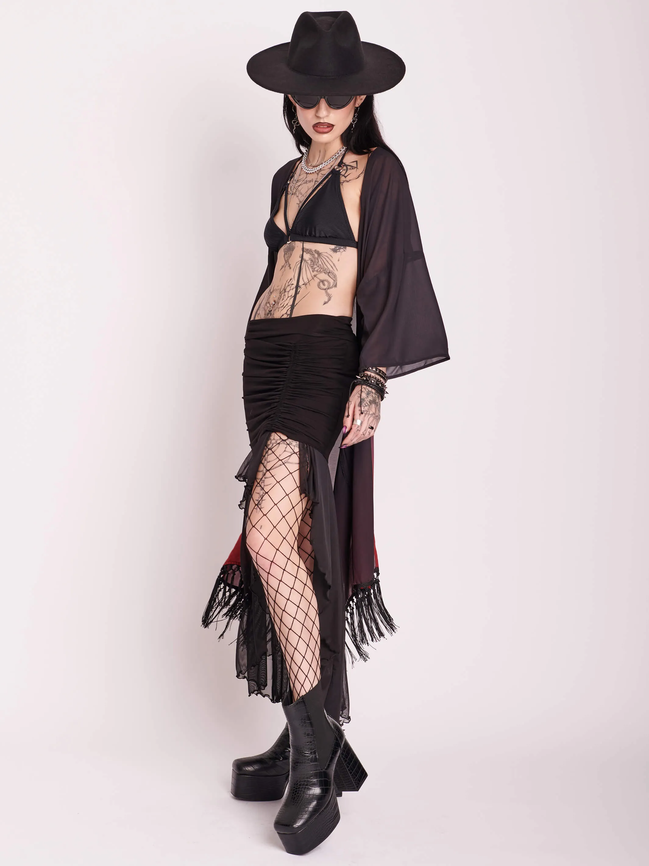 Festival Mesh Skirt