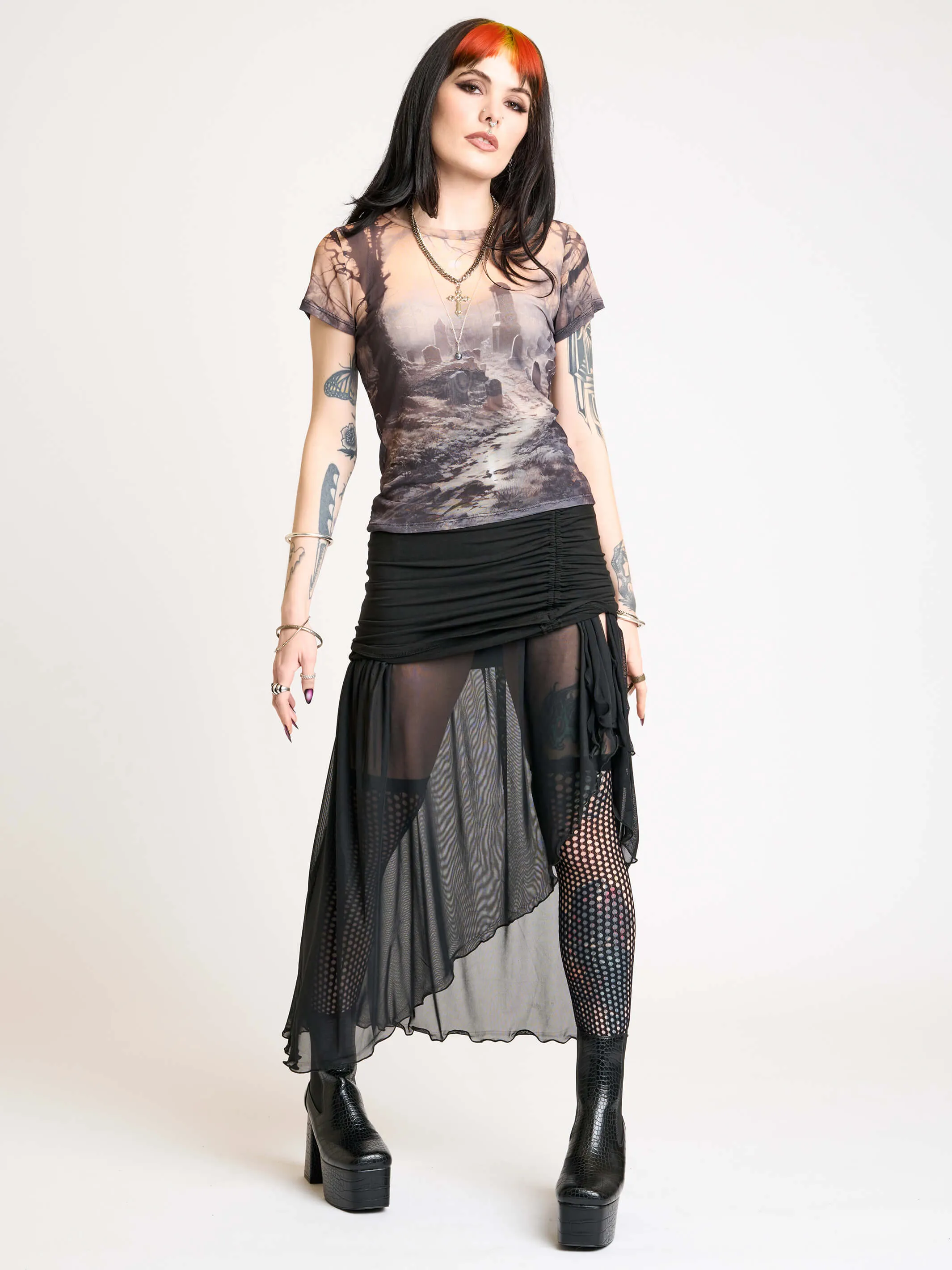 Festival Mesh Skirt