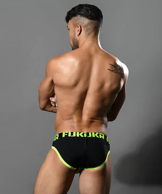 FUKR Zipper Back Brief