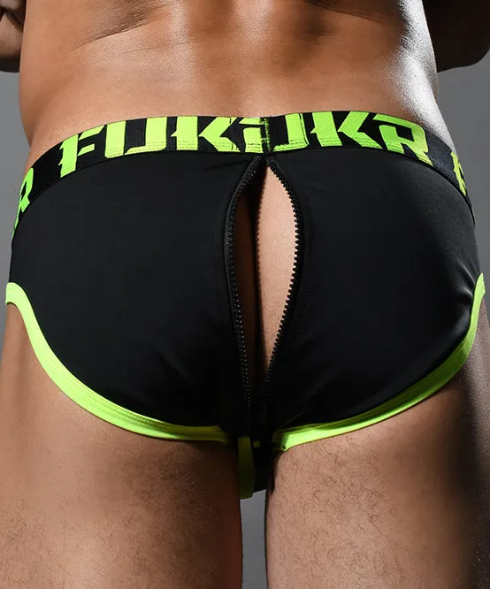 FUKR Zipper Back Brief