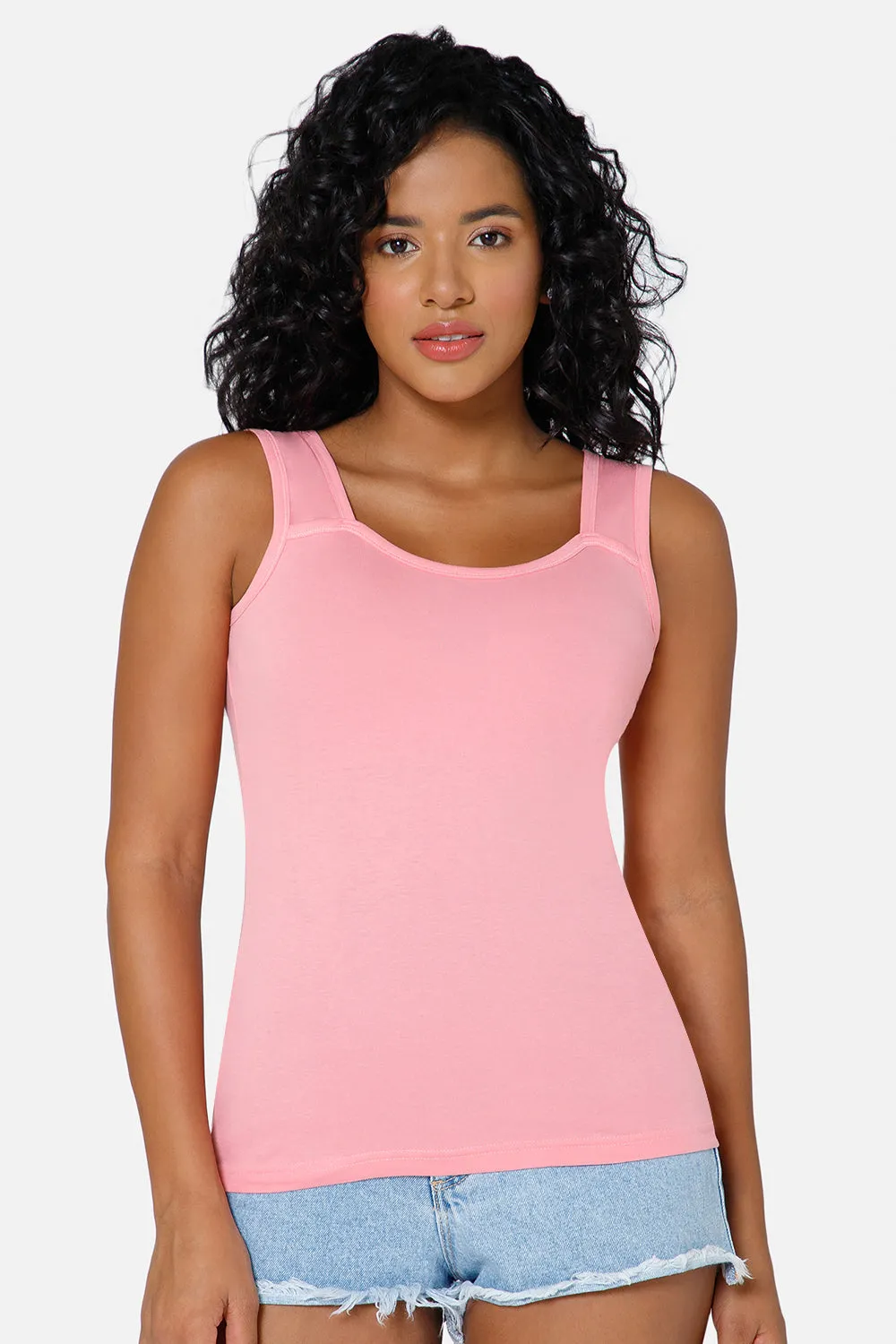 Full Coverage Sweat Absorbent Intimacy Cotton Tanktop - IN07