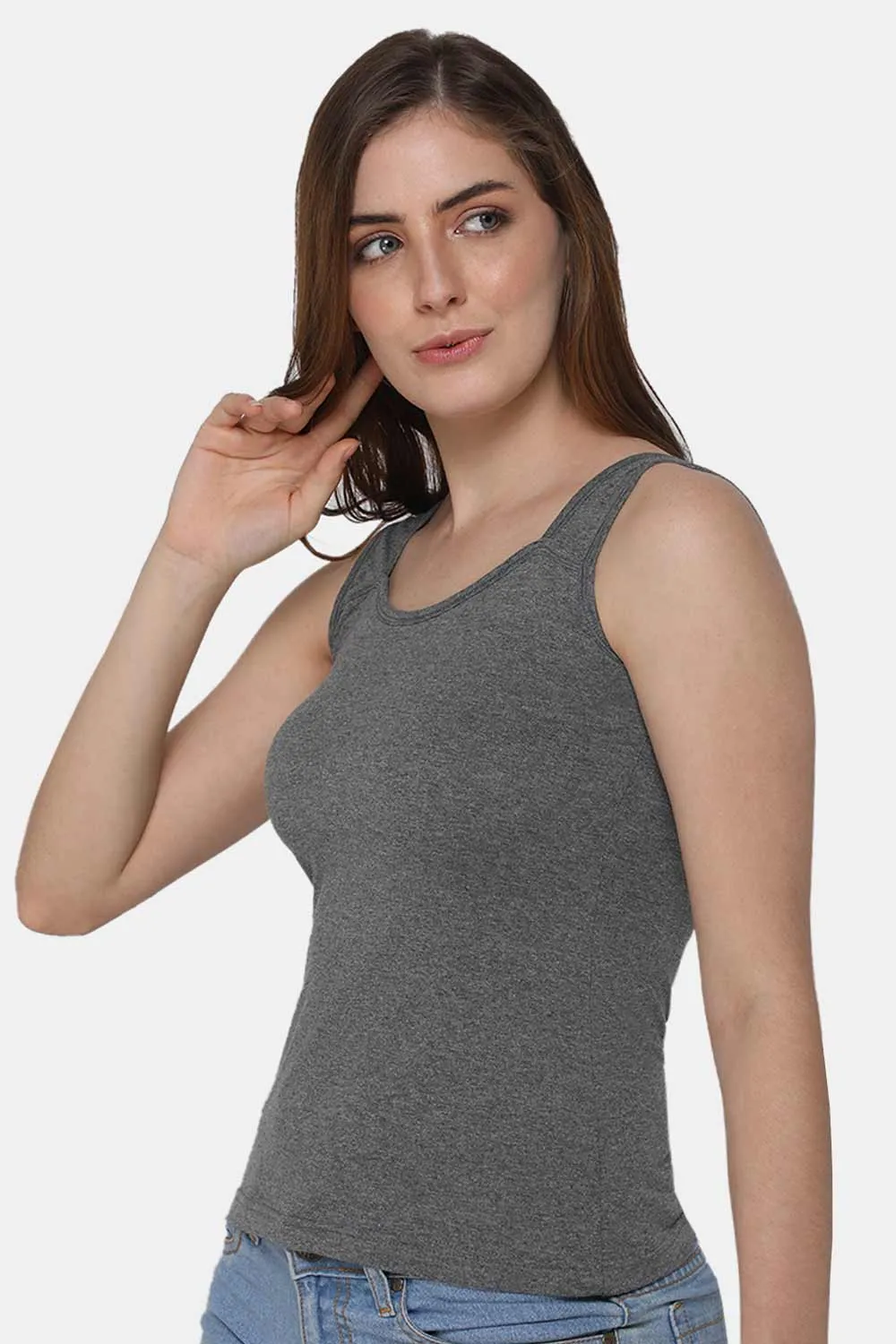 Full Coverage Sweat Absorbent Intimacy Cotton Tanktop - IN07