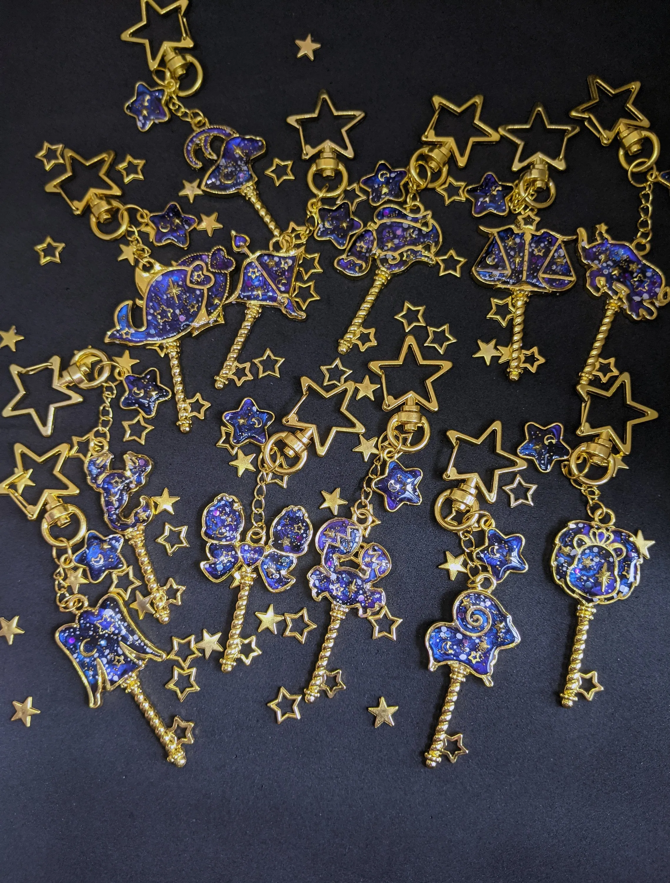 Gemini: Celestial Zodiac Key Keychain