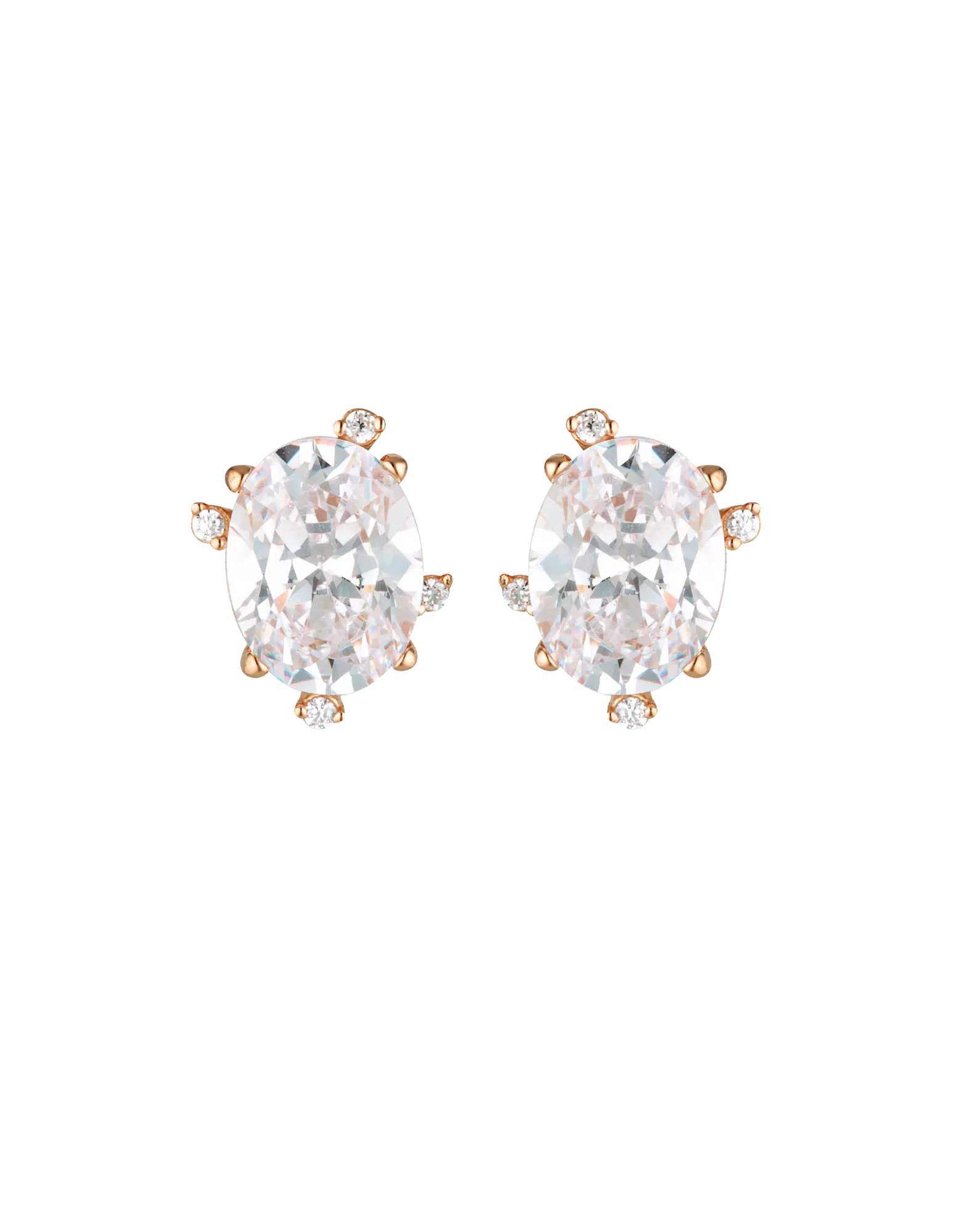 Georgini Aurora Southern Lights Earrings - Rose Gold