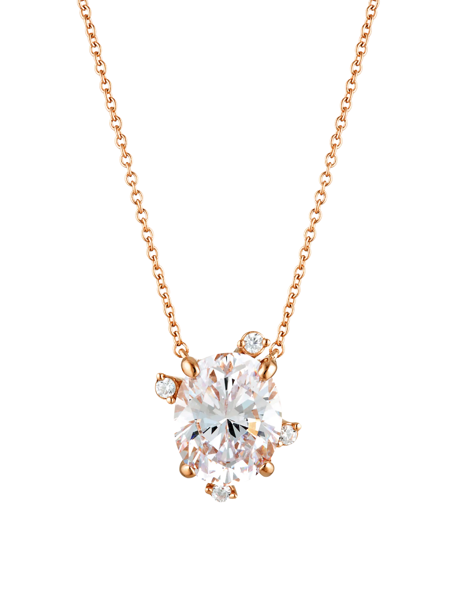 Georgini Aurora Southern Lights Pendant - Rose Gold