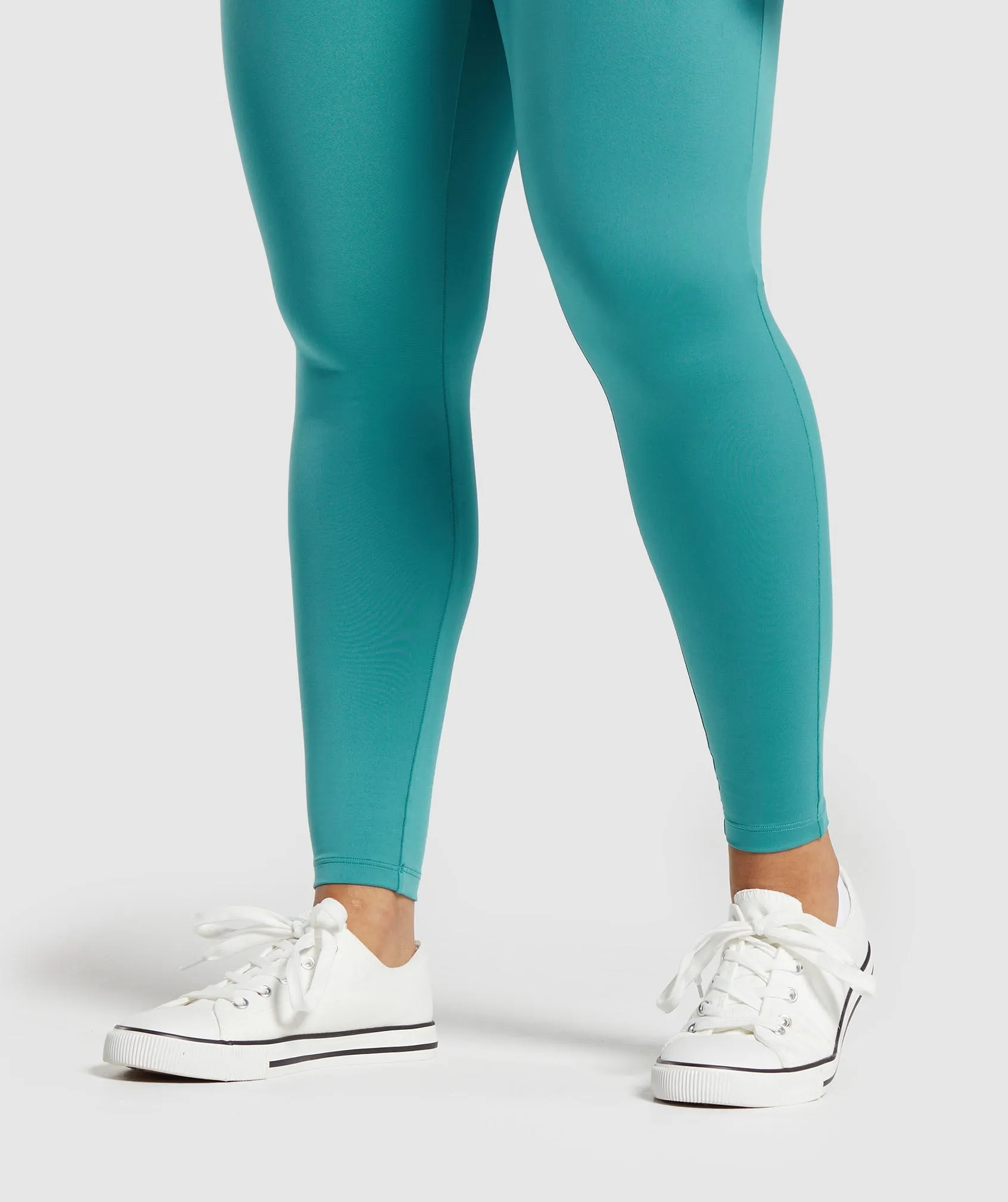 GS Power Regular Leggings - Bondi Teal