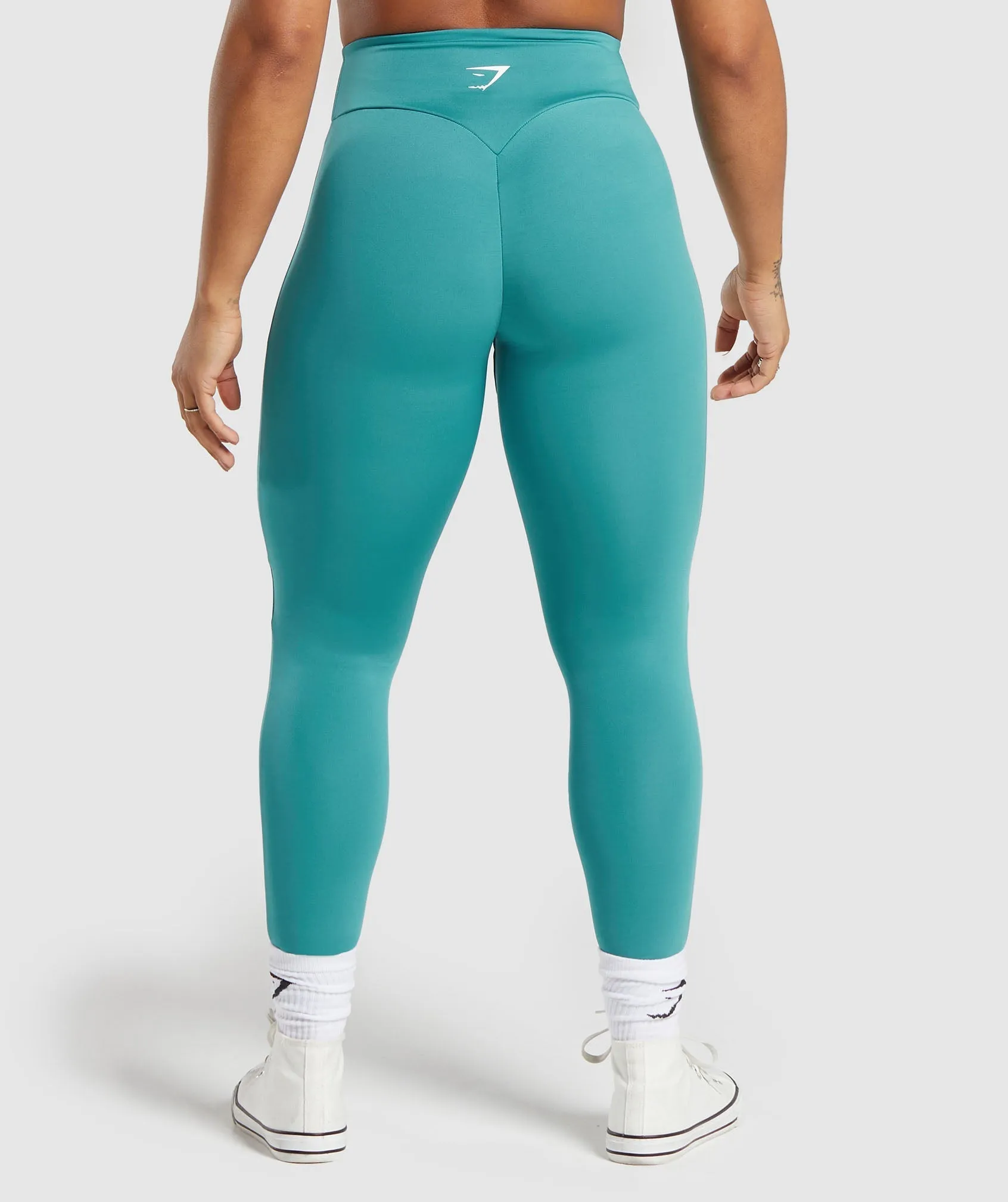 GS Power Regular Leggings - Bondi Teal